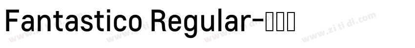 Fantastico Regular字体转换